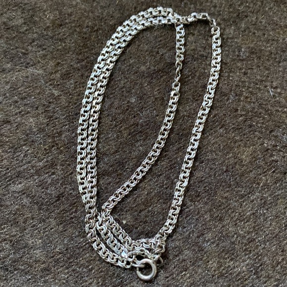 Silver chain necklace (20”) - Picture 2 of 5